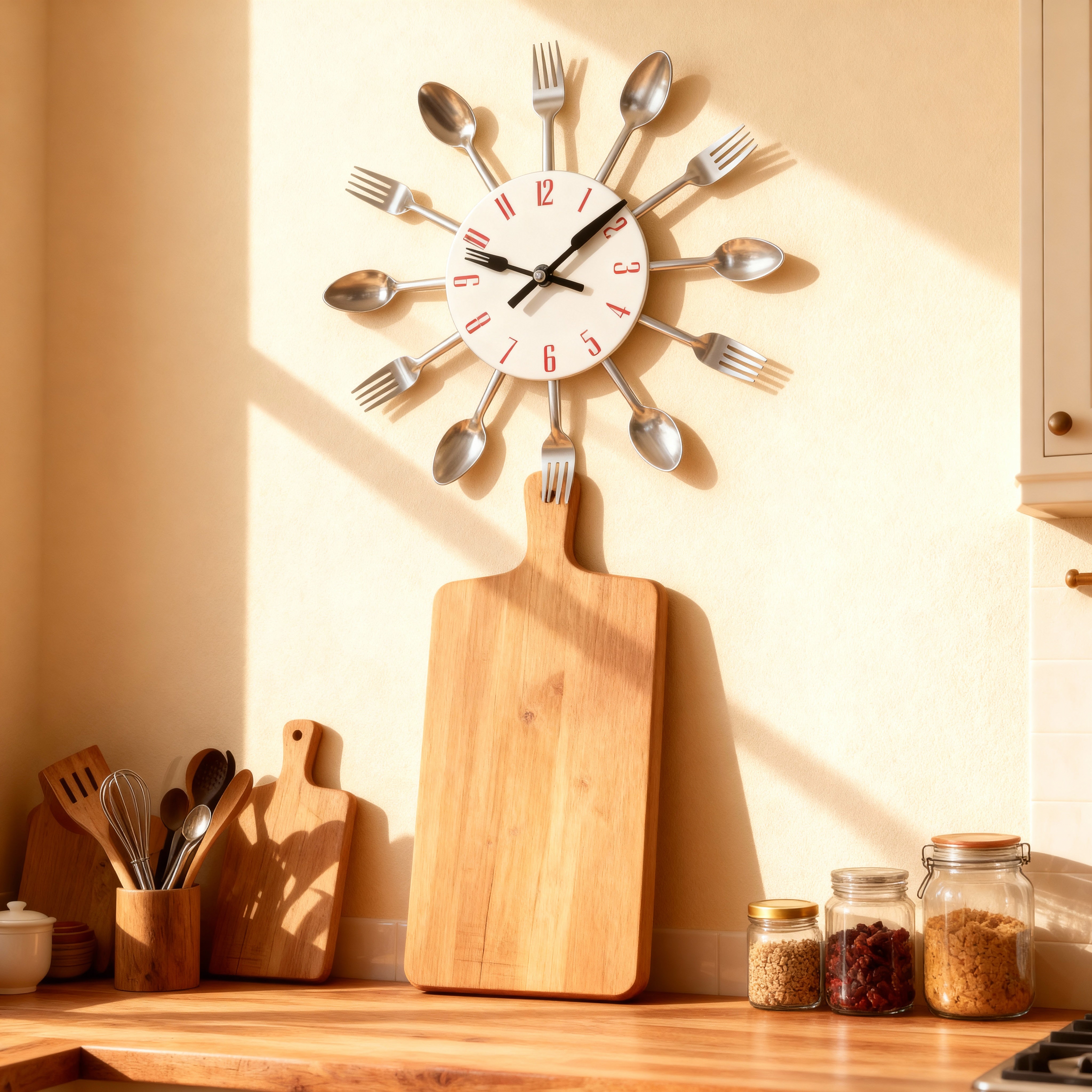 Horloges murales : Horloge Murale Métallique au Design Minimaliste - 12 Pouces dans de Marche Lino