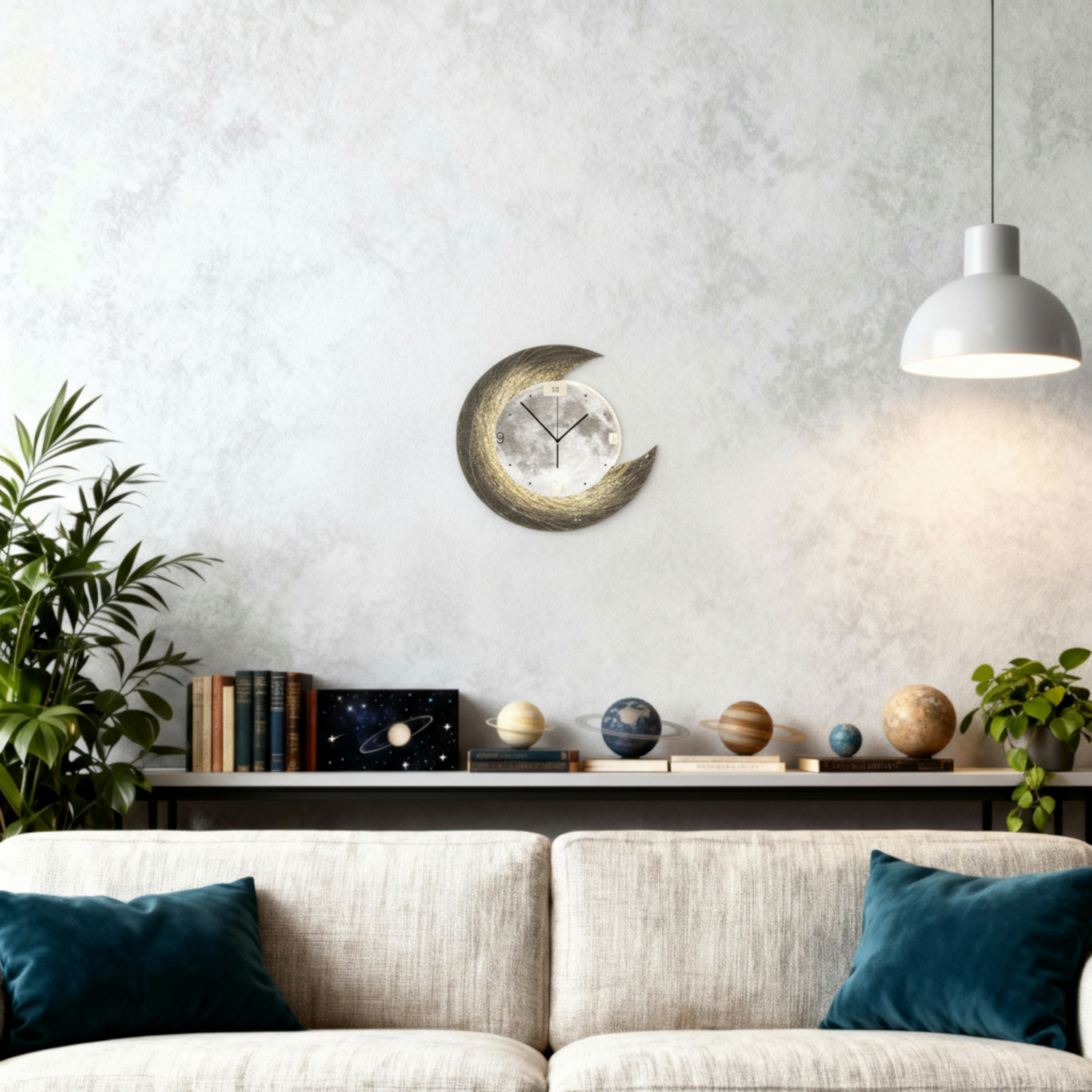 Horloge Murale au Design Minimaliste Verre