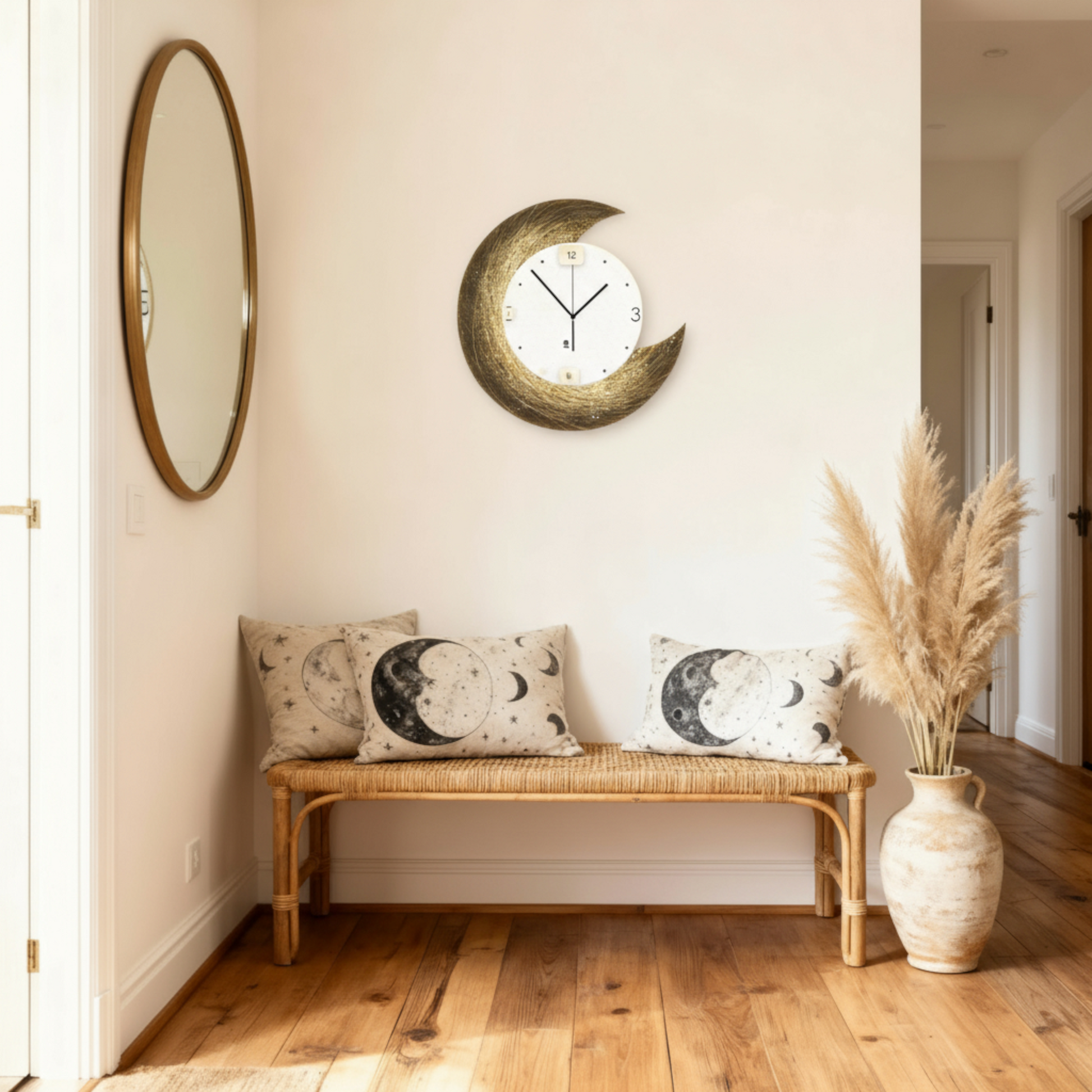 Horloge Murale au Design Minimaliste Verre