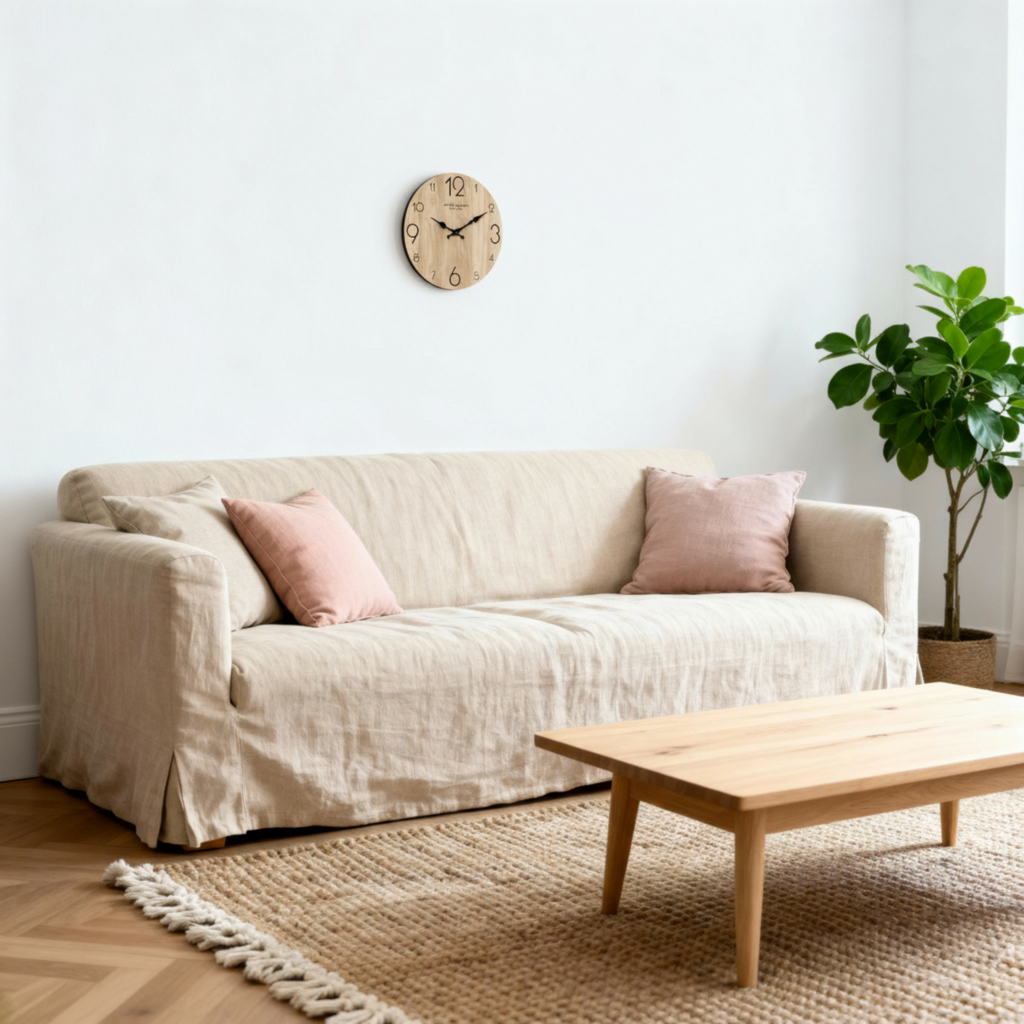 Horloge Murale en Bois au Design