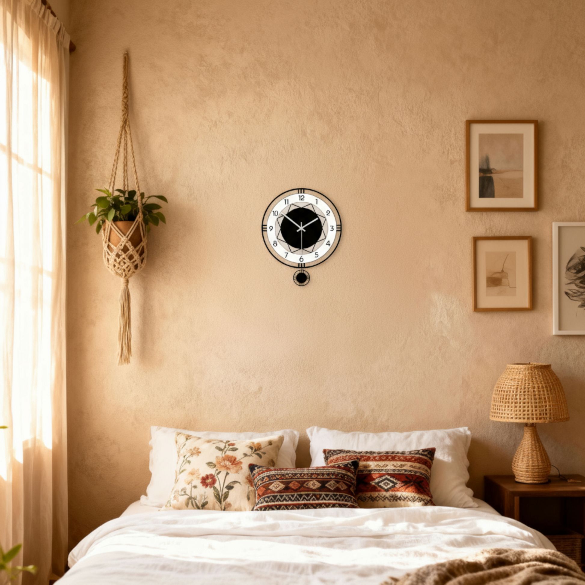 Horloge Murale Design Minimaliste Verre