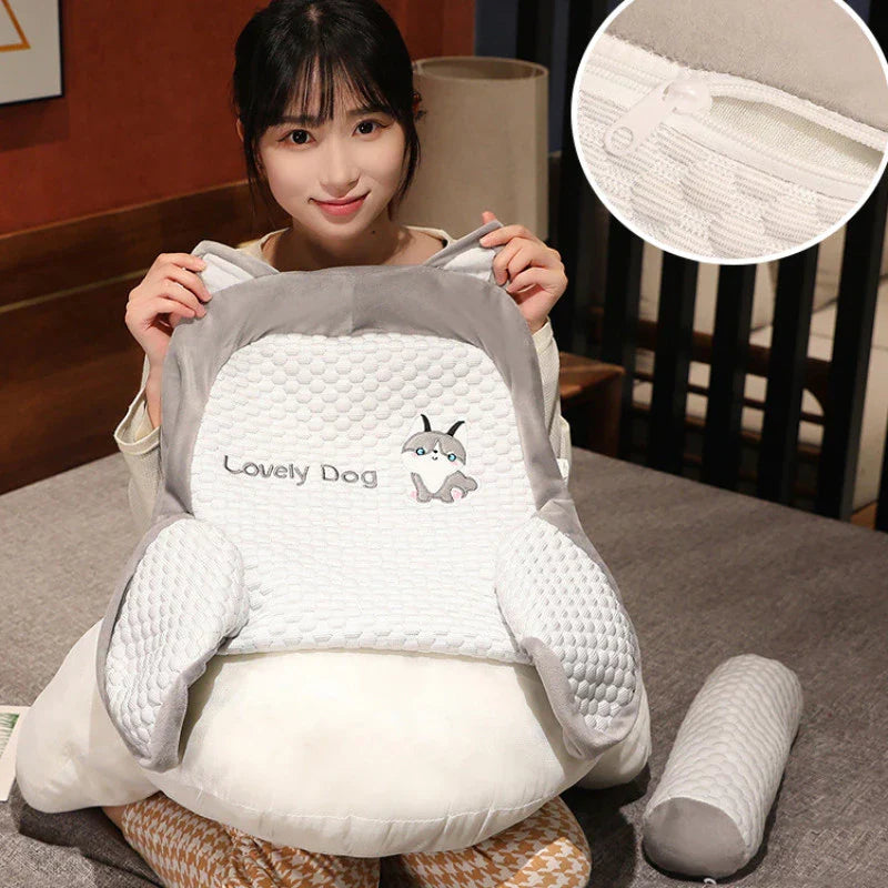Home & Garden > Home Décor > Cushions & Pillows > Support Cushions > Backrest Pillows : Coussin cale dorsal - Coton respirant, motifs animaux, multi-usage dans de Mivoza