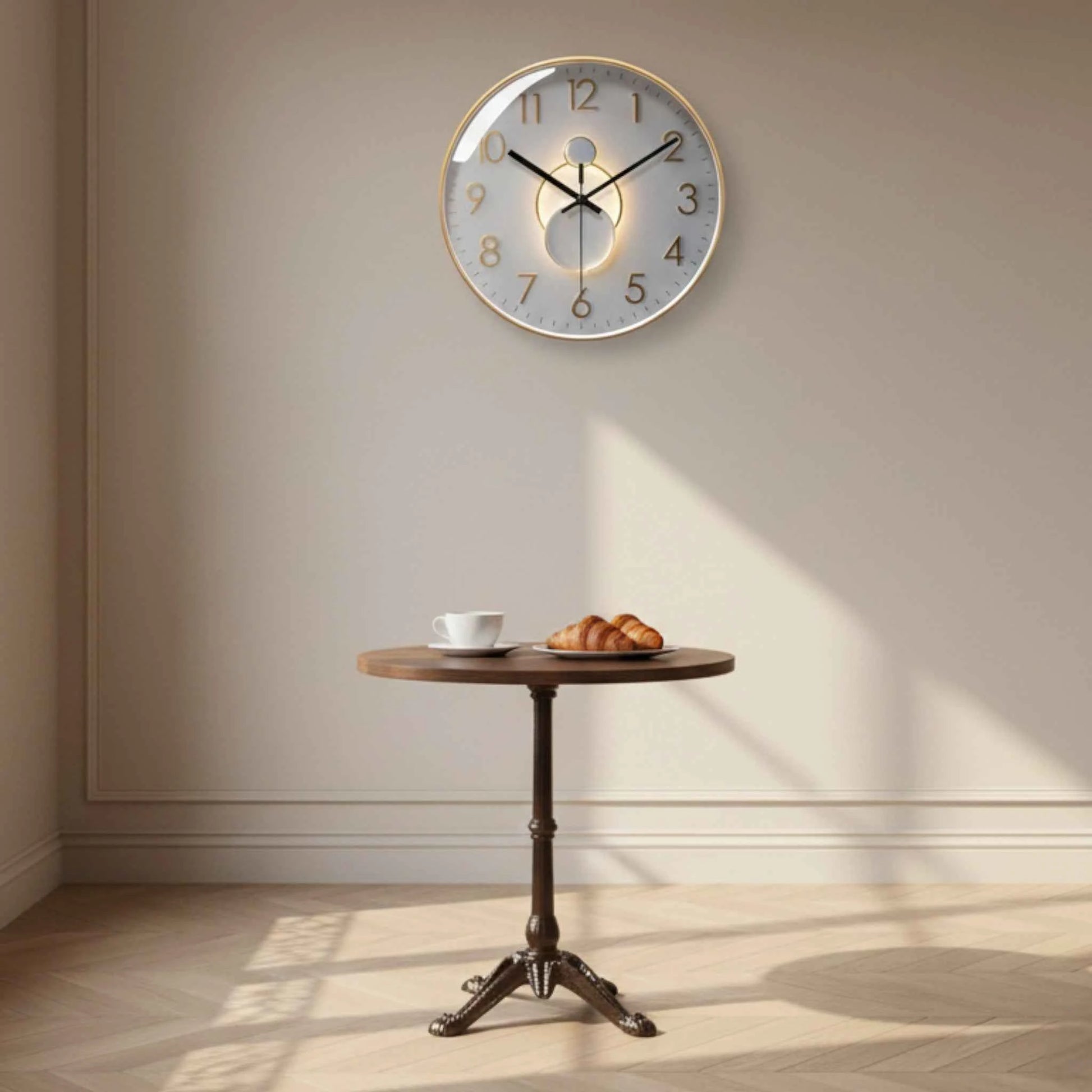 Horloge murale à quartz – Design décoratif moderne, 12 pouces