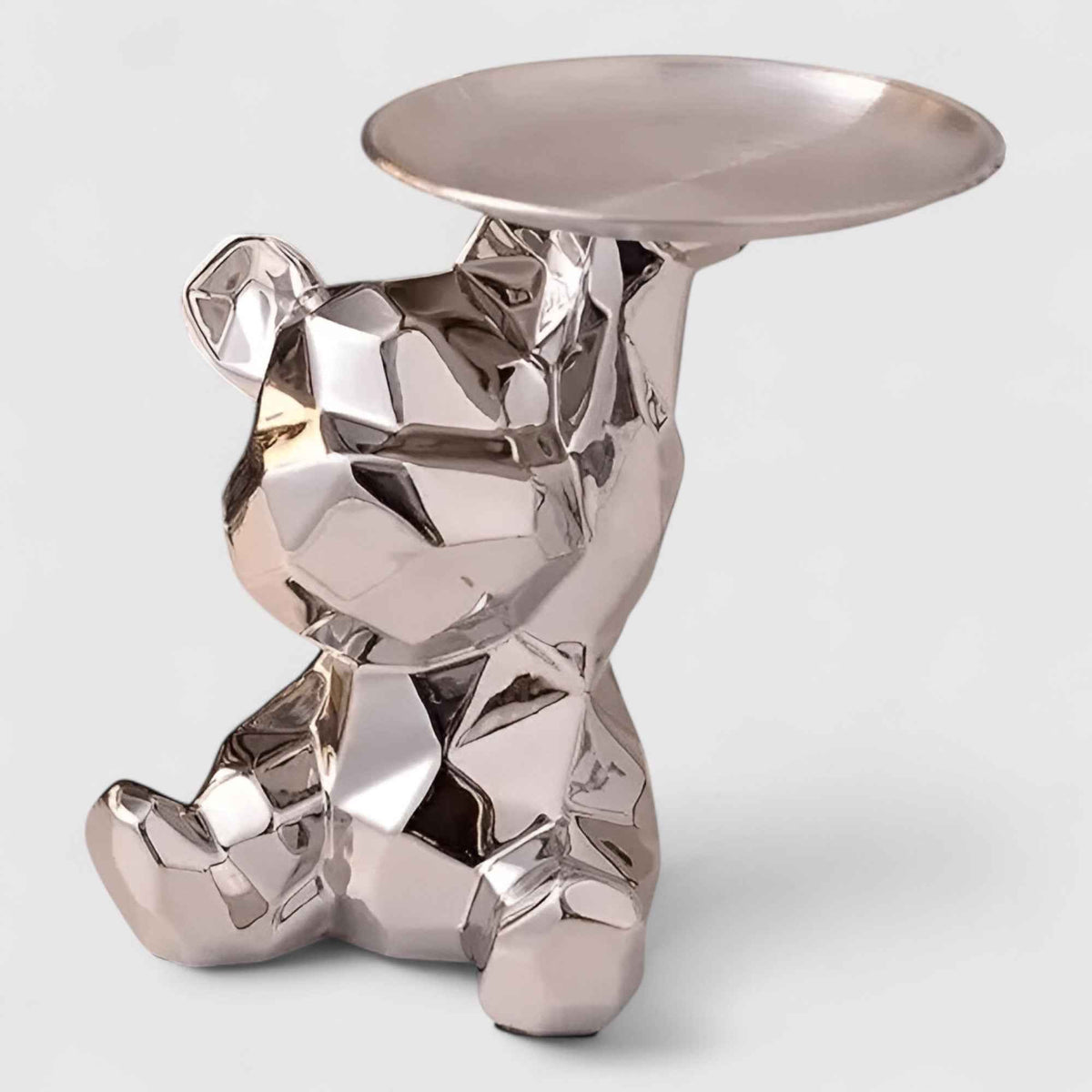 Boîtes décoratives : Objet Déco Céramique Multifonctionnel pour un Style Pratique Métal dans Argent- B de Marche Lino