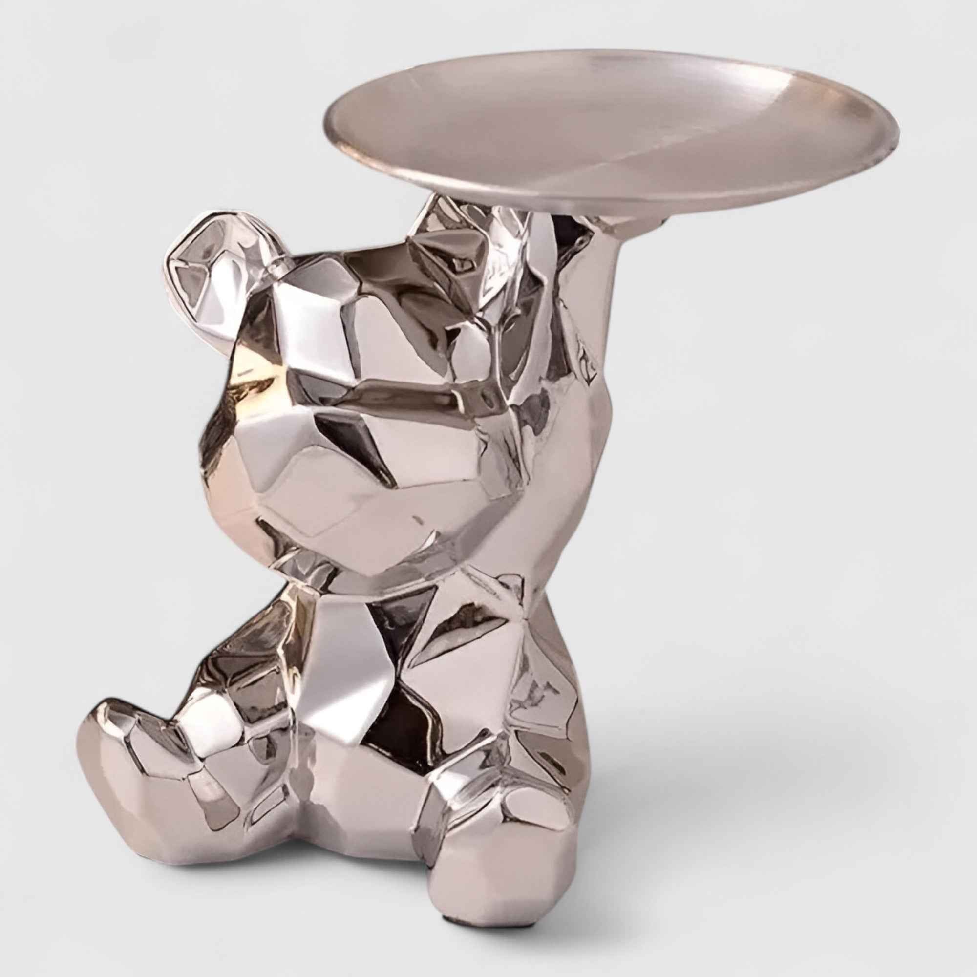 Boîtes décoratives : Objet Déco Céramique Multifonctionnel pour un Style Pratique Métal dans Argent- B de Marche Lino