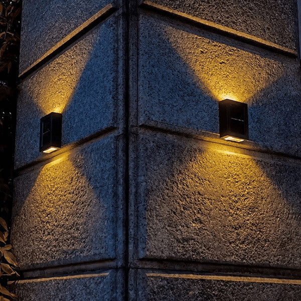 Appliques murales LED Solaires sans fil De luxe - Éclairage efficace pour Vos murs extérieurs
