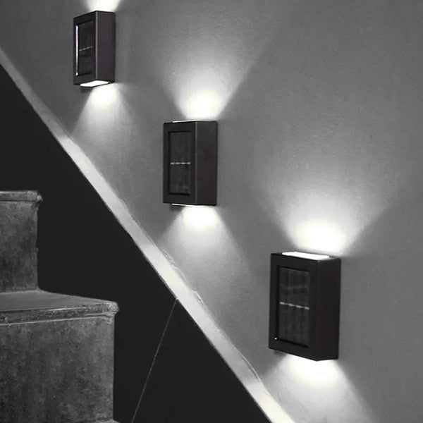 Appliques murales LED Solaires sans fil De luxe - Éclairage efficace pour Vos murs extérieurs