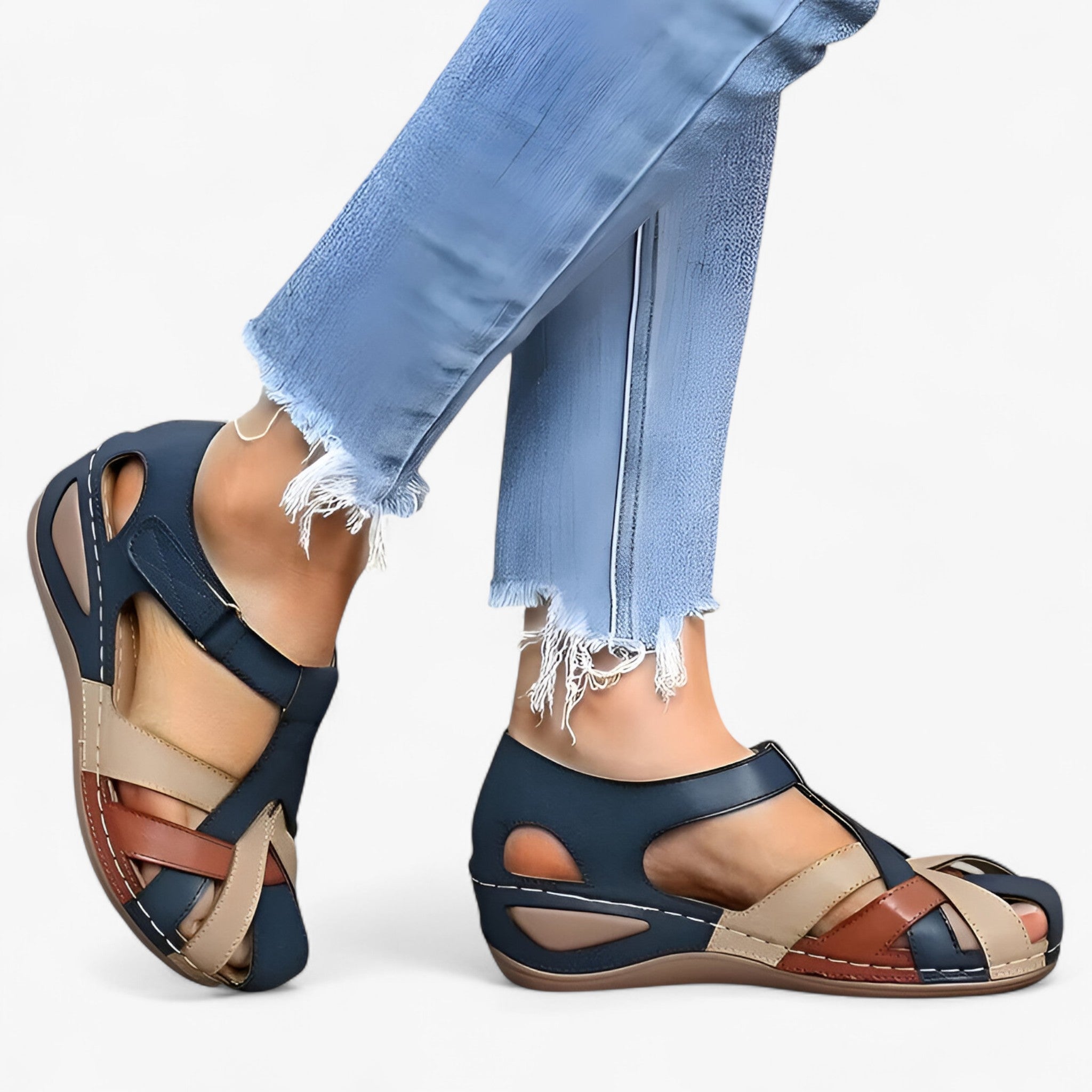 Sandals : Aeren | Sandales estivales pour femmes - Confort et maintien aérien dans Marron de Concept Odense