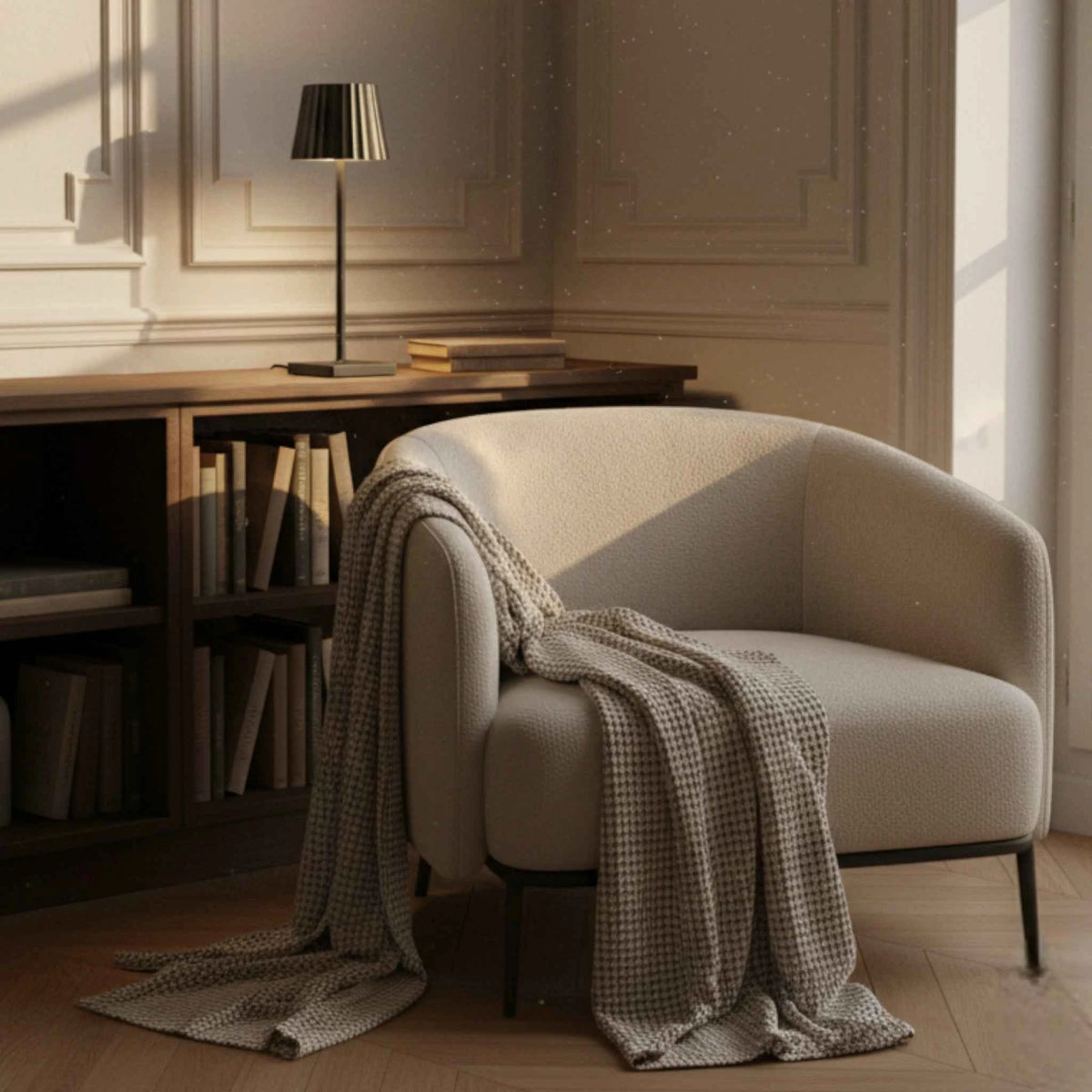 Éclairage : Lampe de Table LED Sans Fil avec Batterie Rechargeable et Commande Tactile Aluminium dans de Marche Lino