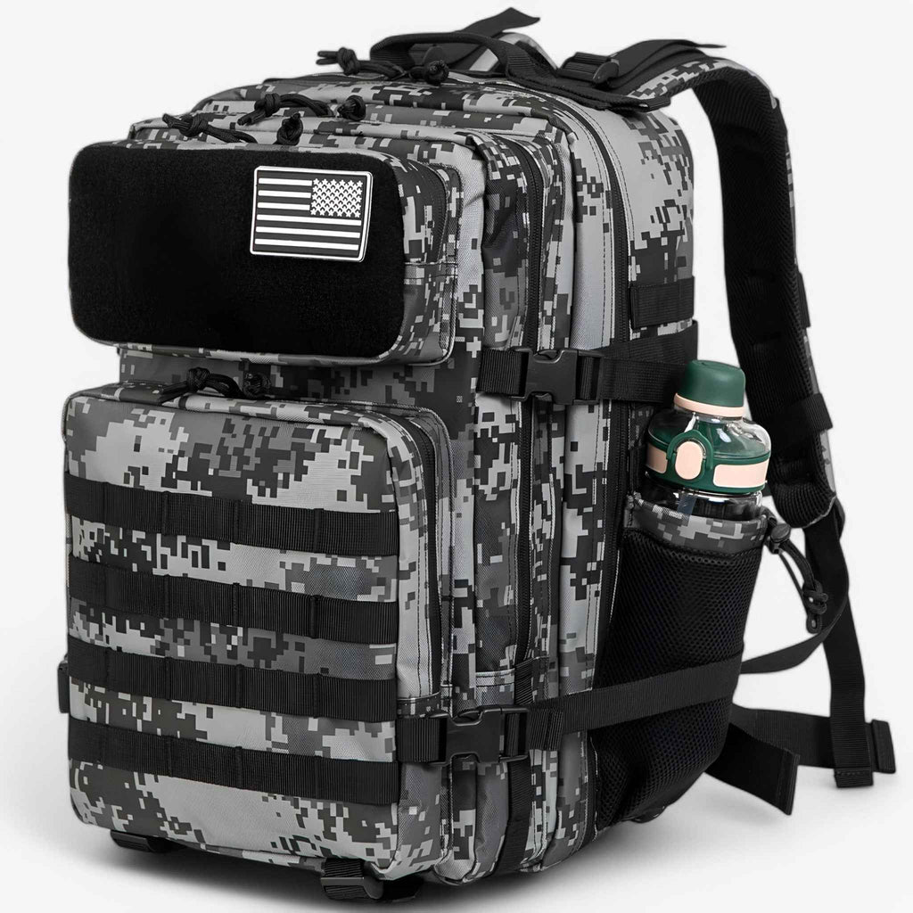 Sac à dos Tactique Militaire 40L Imperméable - Robuste, Multi-poches pour Outdoor, Trekking et Survie