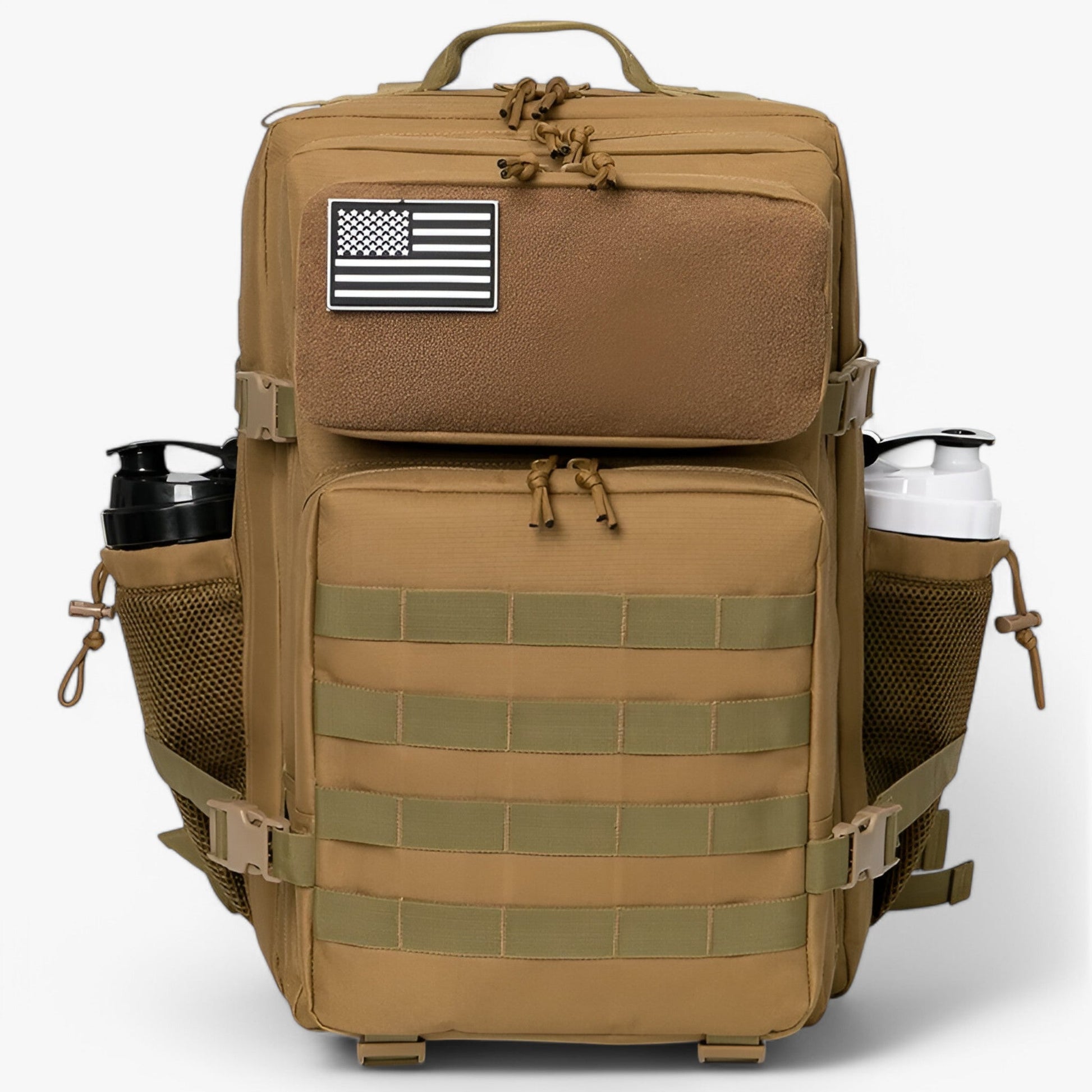 Sac à dos Tactique Militaire 40L Imperméable - Robuste, Multi-poches pour Outdoor, Trekking et Survie