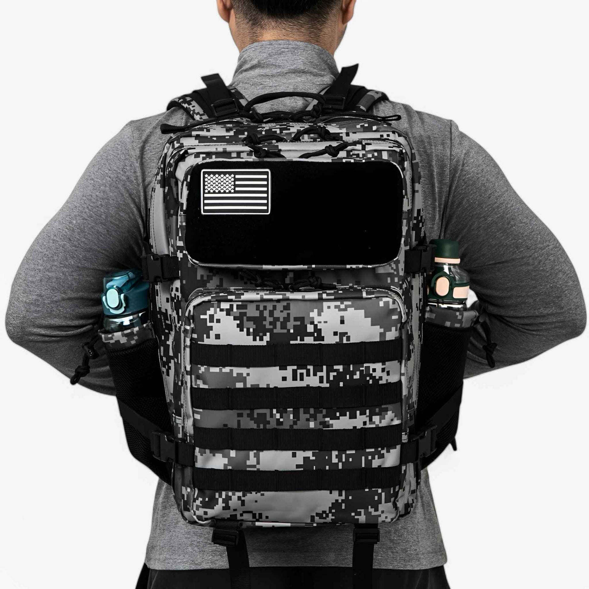 Sac à dos Tactique Militaire 40L Imperméable - Robuste, Multi-poches pour Outdoor, Trekking et Survie