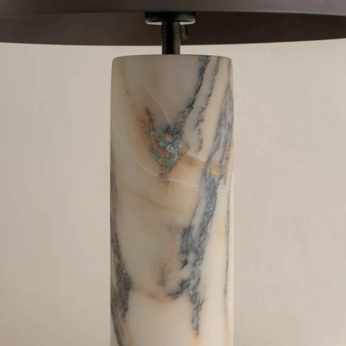 Lampes de table : Lampe de Table Moderne avec Socle en Marbre et Bronze, Style Abattoir dans de Marche Lino