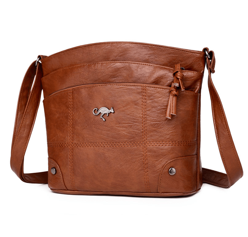 Toli™ - Vintage leren schoudertas