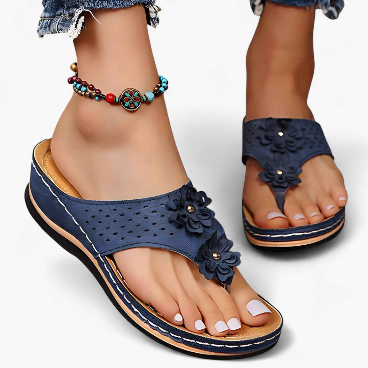 Sandals : Sandales Femme Élégantes en Cuir Véritable : Confortables, Légères et Respirantes pour l'Été dans de Marche Lino