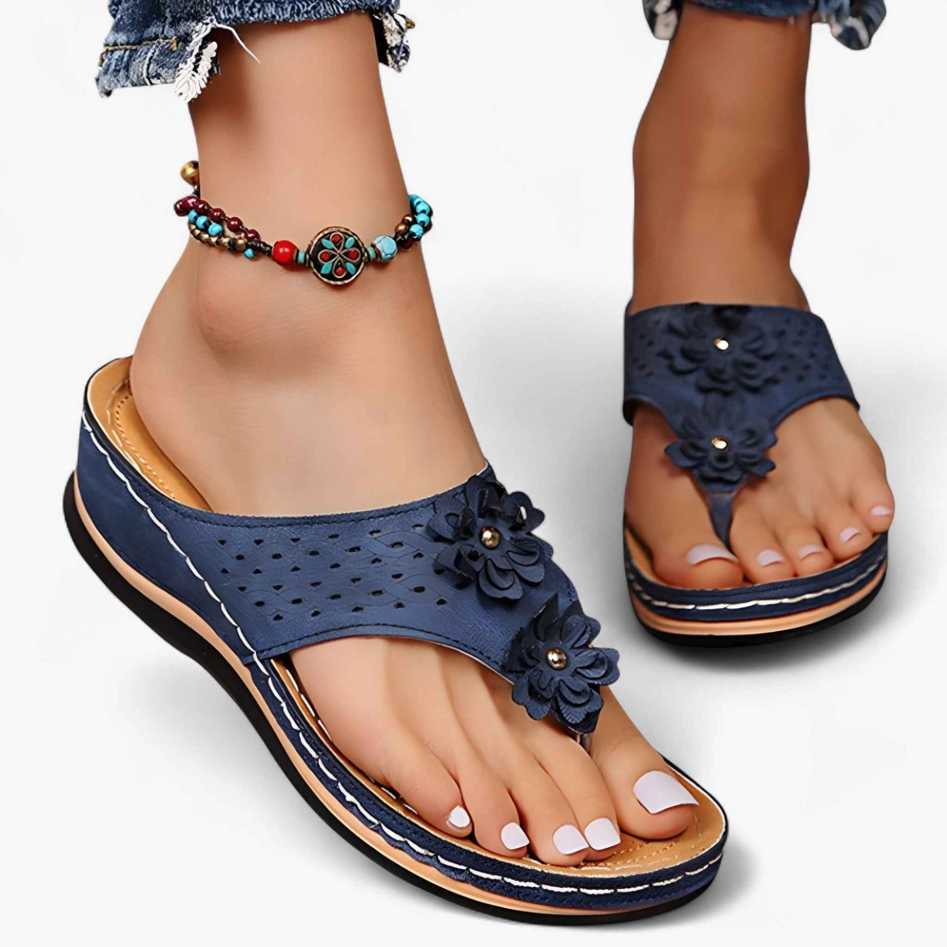 Sandals : Sandales Femme Élégantes en Cuir Véritable : Confortables, Légères et Respirantes pour l'Été dans de Marche Lino
