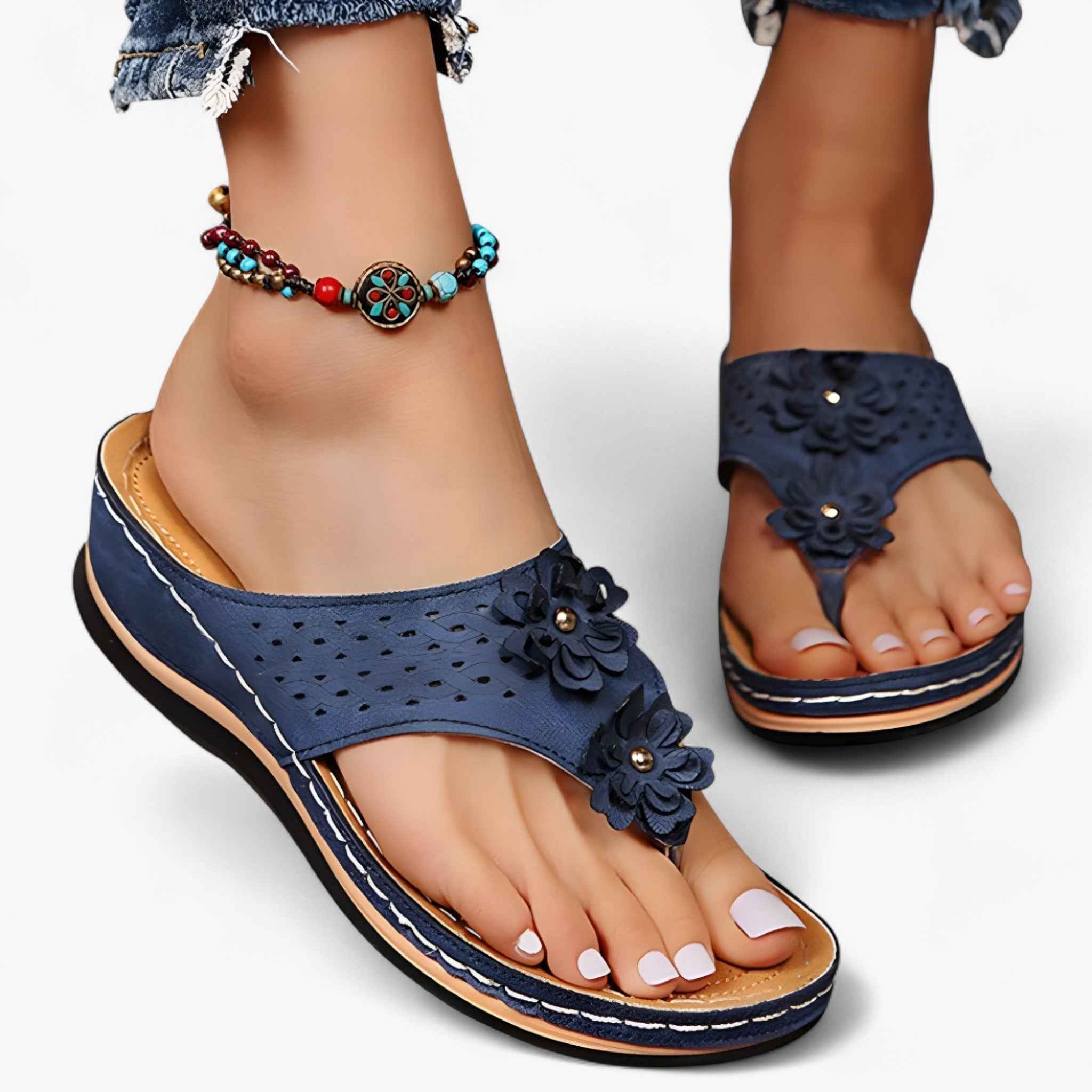 Sandals : Sandales Femme Élégantes en Cuir Véritable : Confortables, Légères et Respirantes pour l'Été dans de Marche Lino