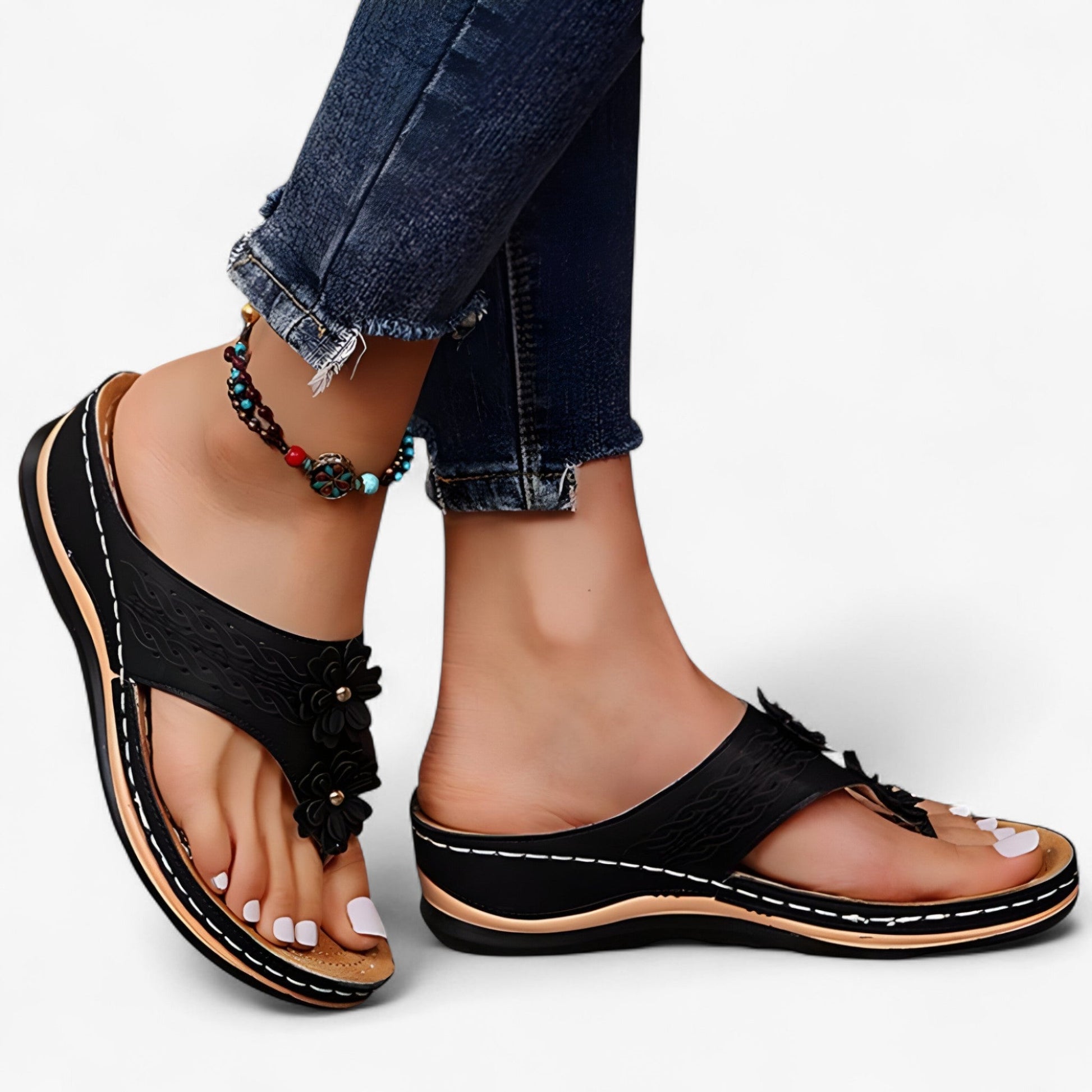 Sandals : Sandales Femme Élégantes en Cuir Véritable : Confortables, Légères et Respirantes pour l'Été dans de Marche Lino