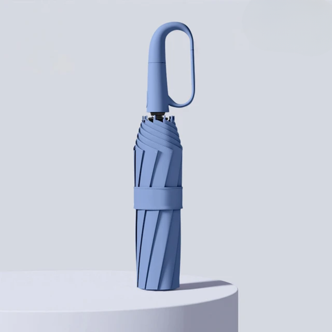 Umbrella : Parapluie Anti-Tempête Coupe-Vent dans Bleu de Marche Lino