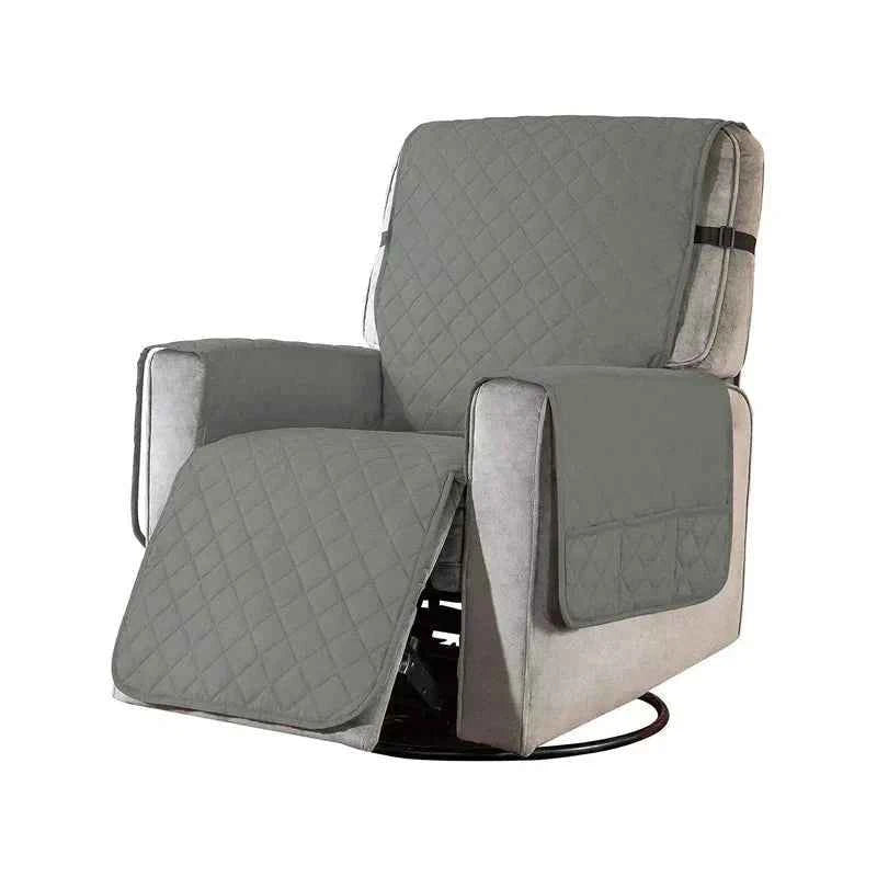 Recliner Cover : Housses universelles douces pour fauteuil Lin dans Gris clair de Marche Lino