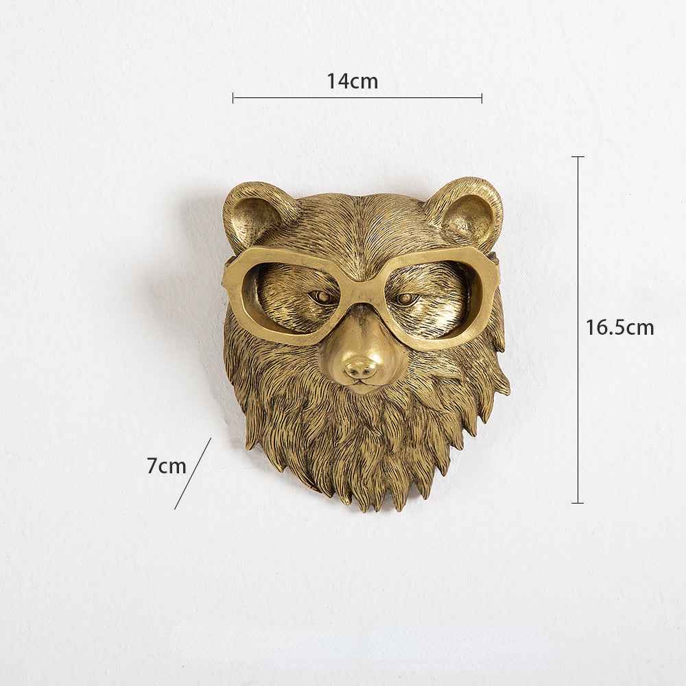 Frankie la tête de cerf – Décoration murale à accrocher sur le mur
