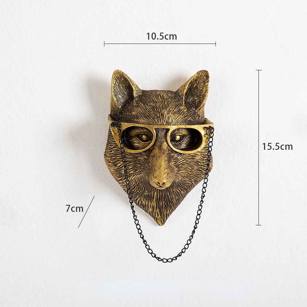 Frankie la tête de cerf – Décoration murale à accrocher sur le mur