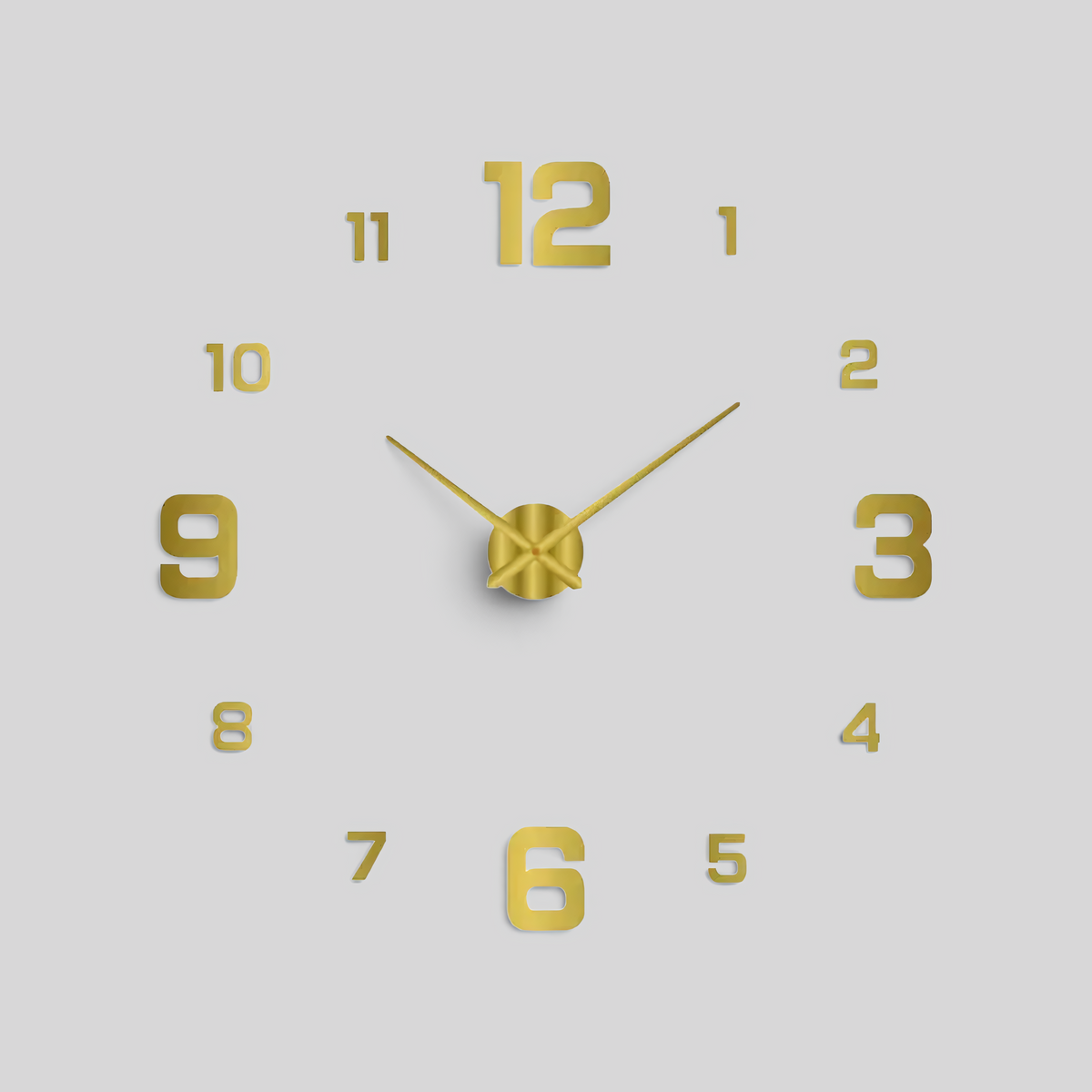Horloge murale silencieuse ronde - Design épuré 30 cm