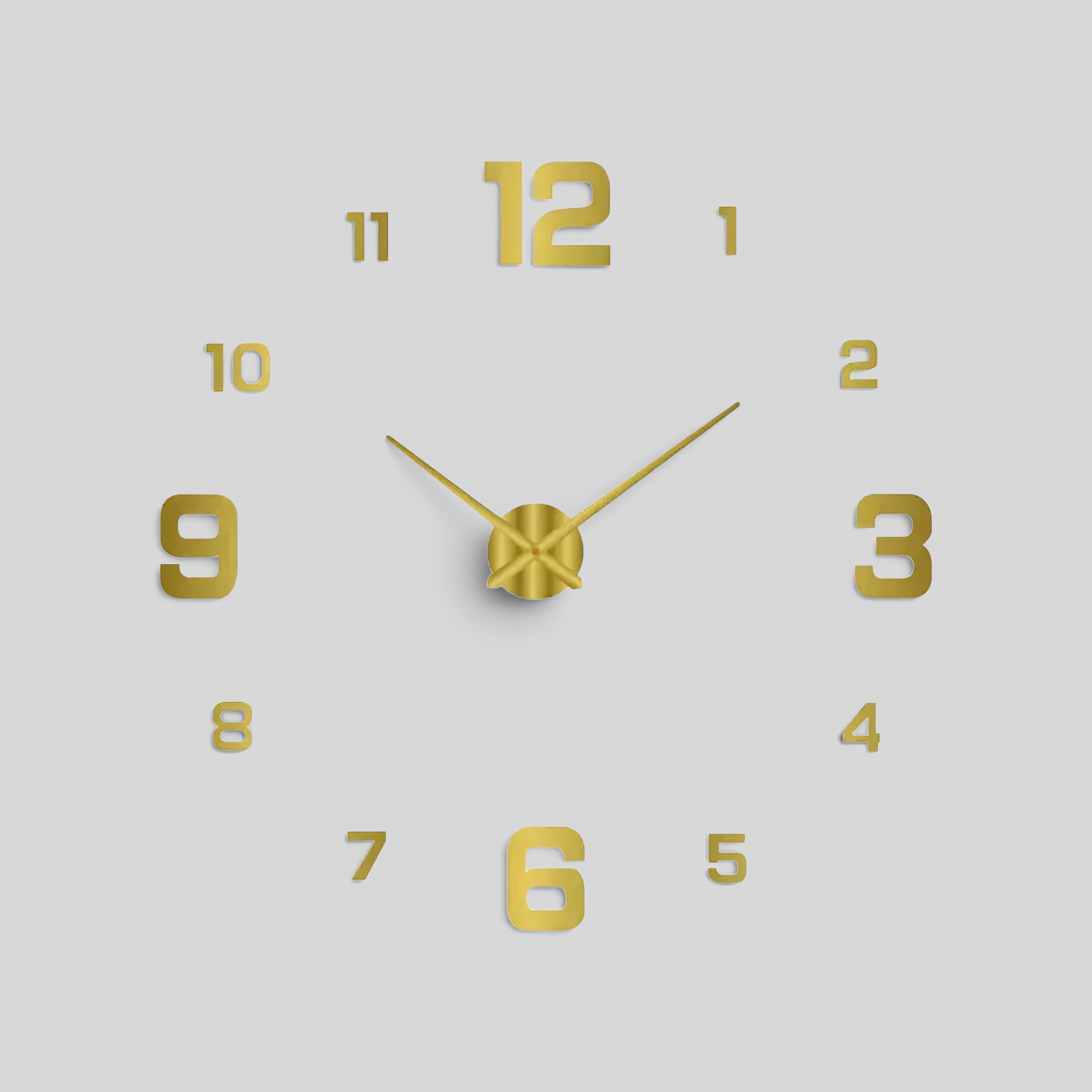 Horloge murale silencieuse ronde - Design épuré 30 cm
