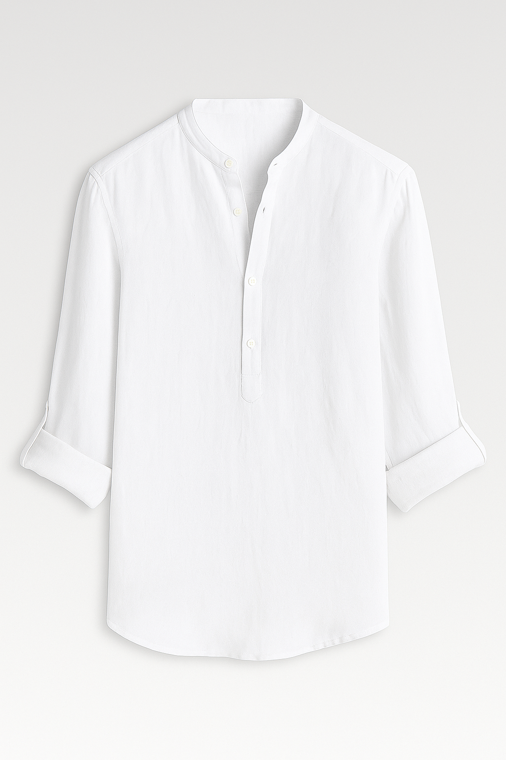 Chemise Homme Légère en Lin, Respirante, Manches Longues