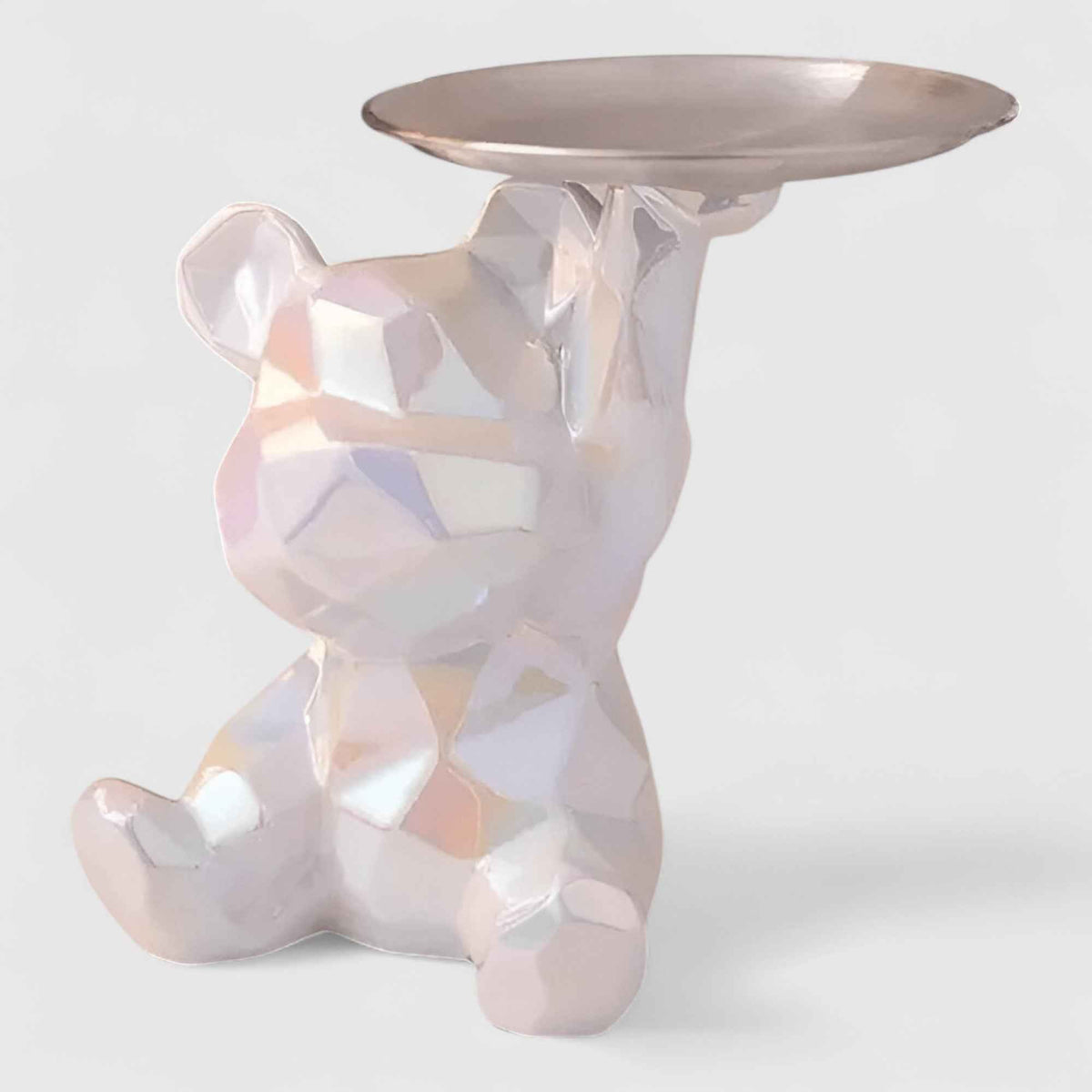 Boîtes décoratives : Objet Déco Céramique Multifonctionnel pour un Style Pratique Métal dans Blanc - B de Marche Lino