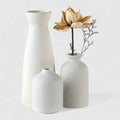 Ensemble de 3 Vases Décoratifs Modernes en Porcelaine pour Salon