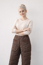 Pantalon Femme Chaud en Duvet Noir Confort Leggings