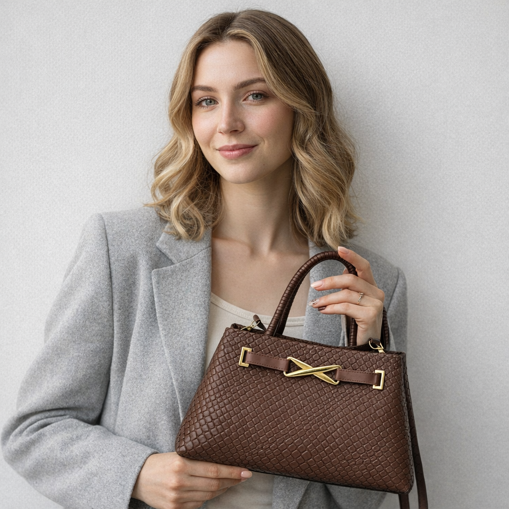 Sac Bandoulière Femme Minimaliste en PU Sangle Réglable