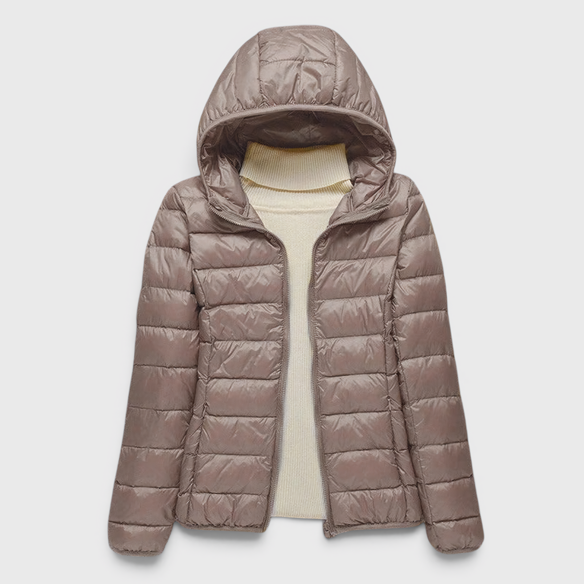 Doudoune Matelassée à Capuche pour Femme