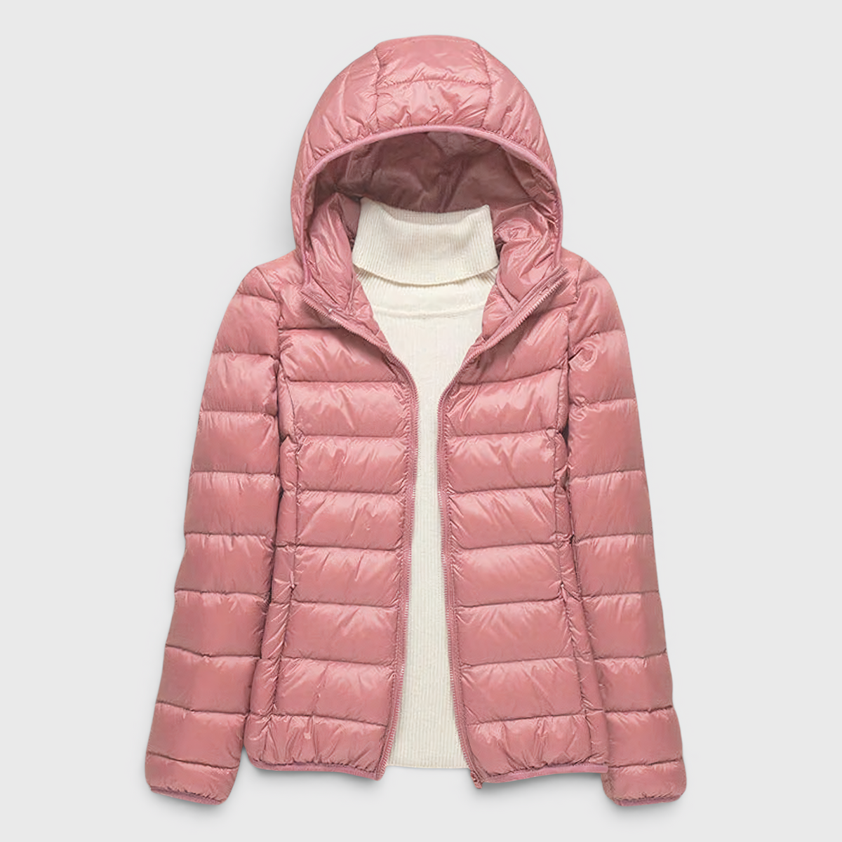 Doudoune Matelassée à Capuche pour Femme