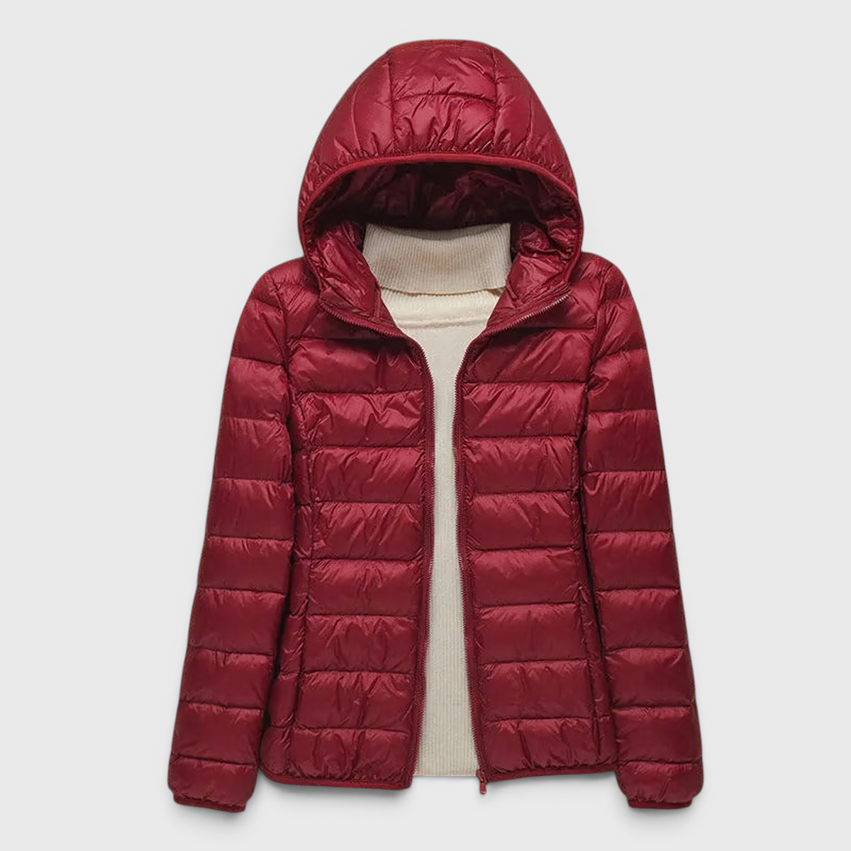 Doudoune Matelassée à Capuche pour Femme