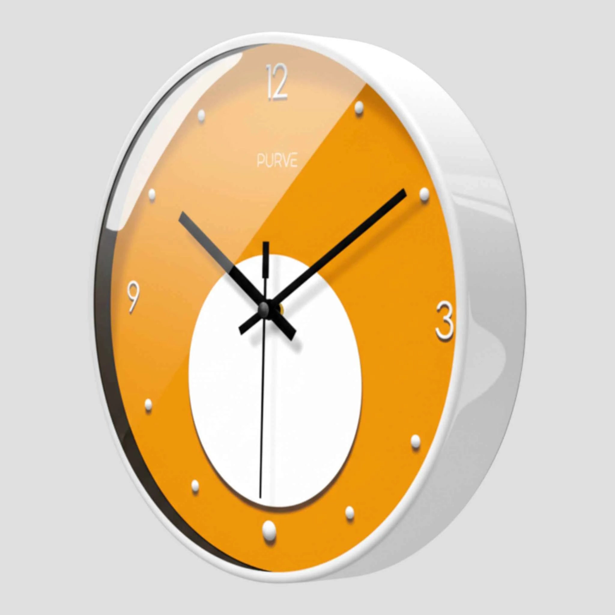Horloges murales : Horloge Murale Design Quartz Silencieuse Moderne Minimaliste Grande Taille dans de Marche Lino